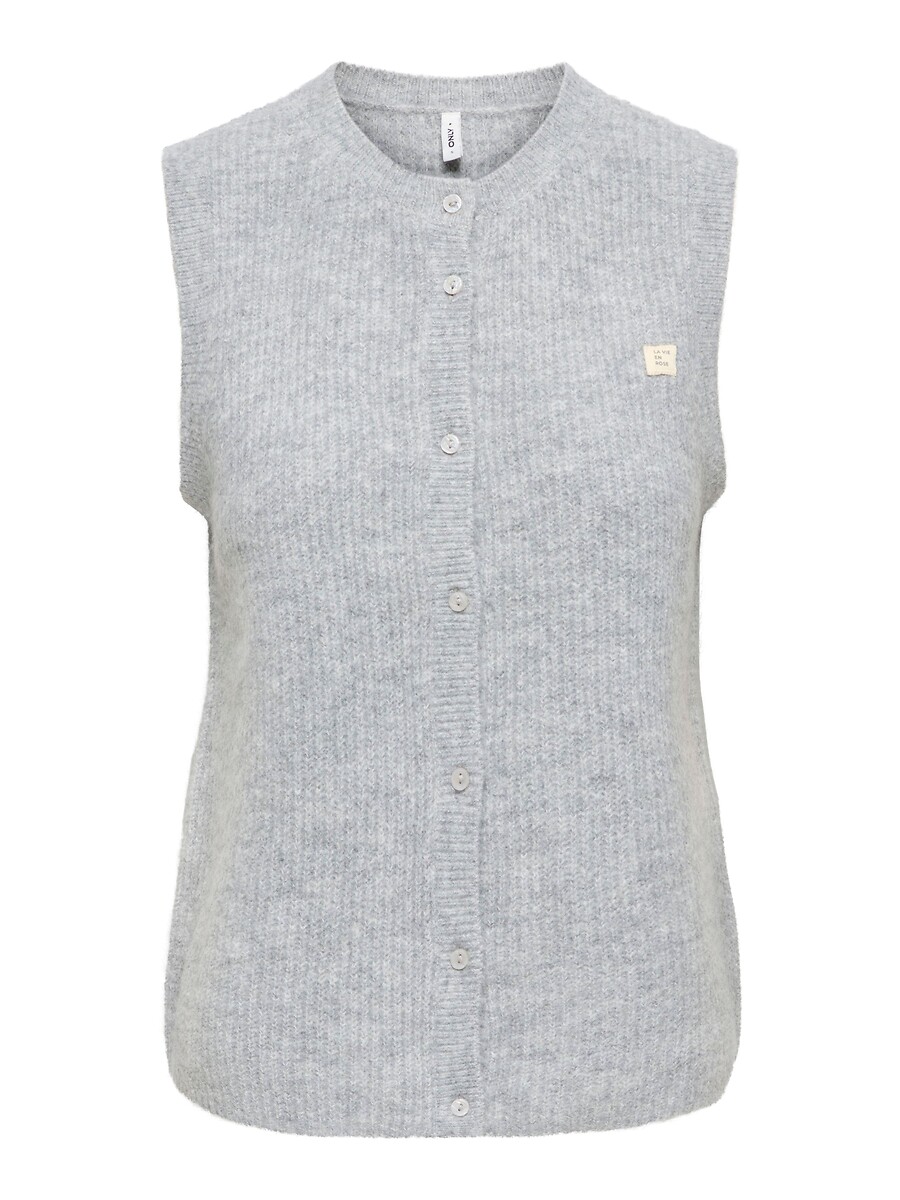 Gilet sans manches avec patch poitrine, ONLY