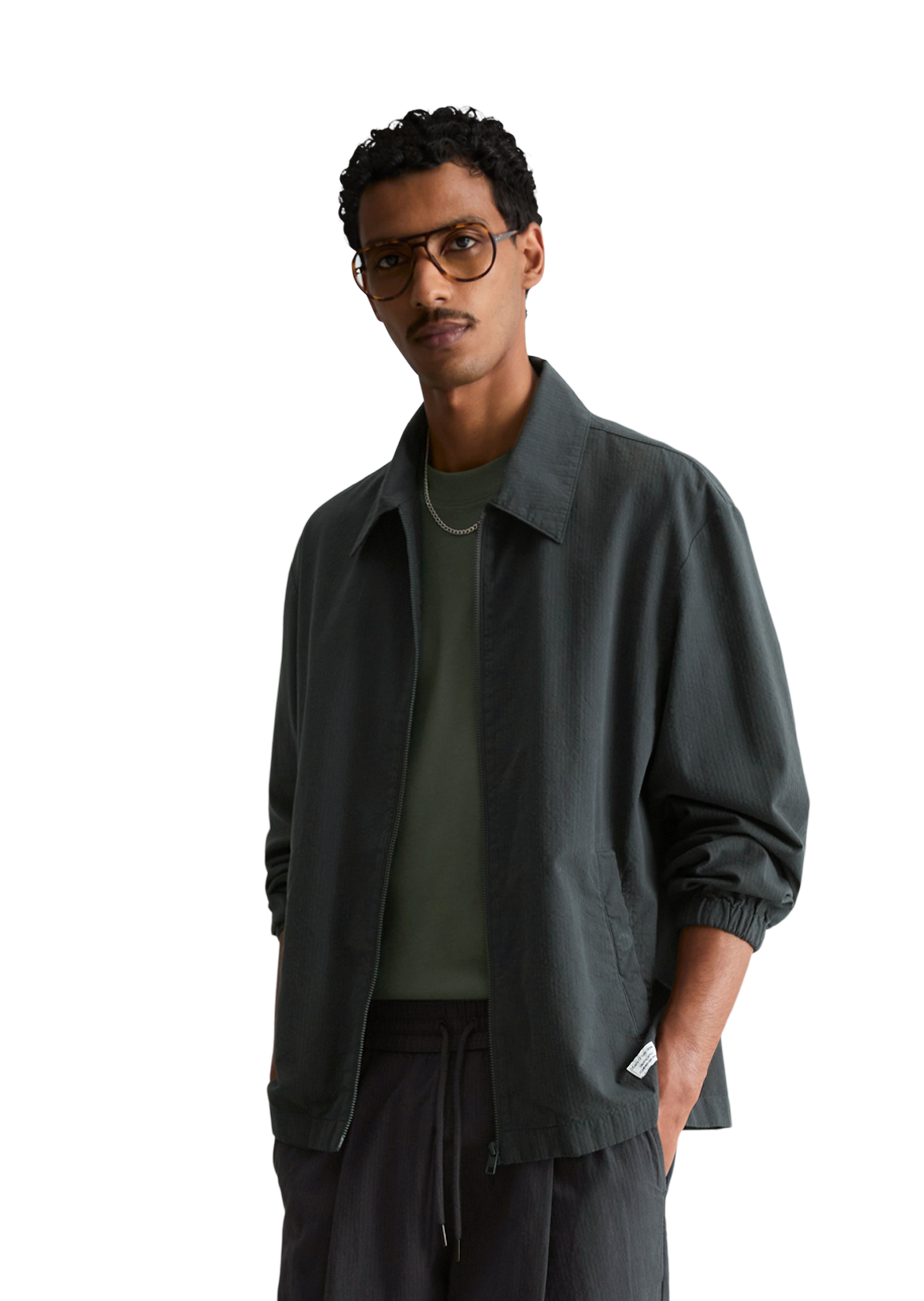 Survêtement en seersucker en pur coton bio, MARC O’POLO DENIM