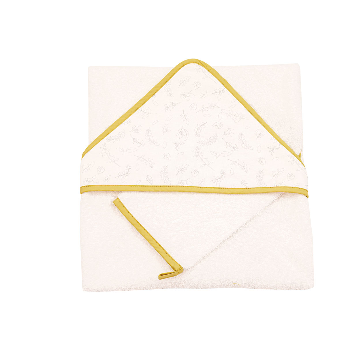 Coffret sortie de bain + gant Leafy Bunny, DOMIVA