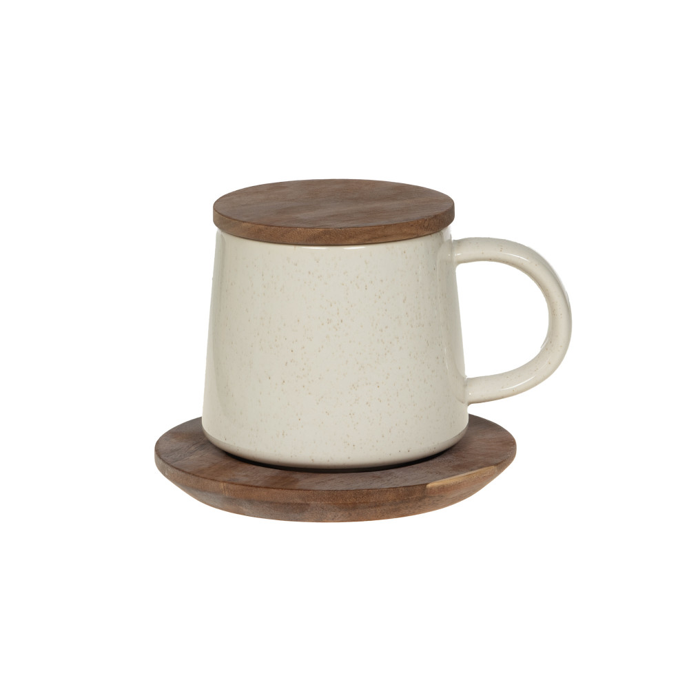 Mug avec sous tasses et couvercle Cassia 35 cl - CASSIA, TABLE PASSION
