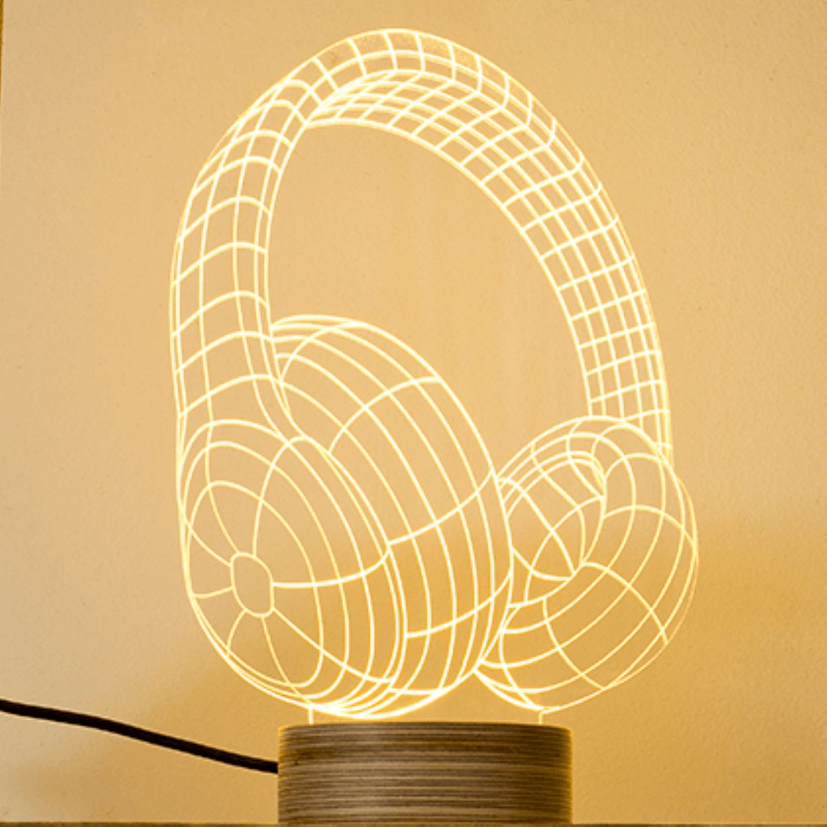 Lampe bulbing 3D, Headphone