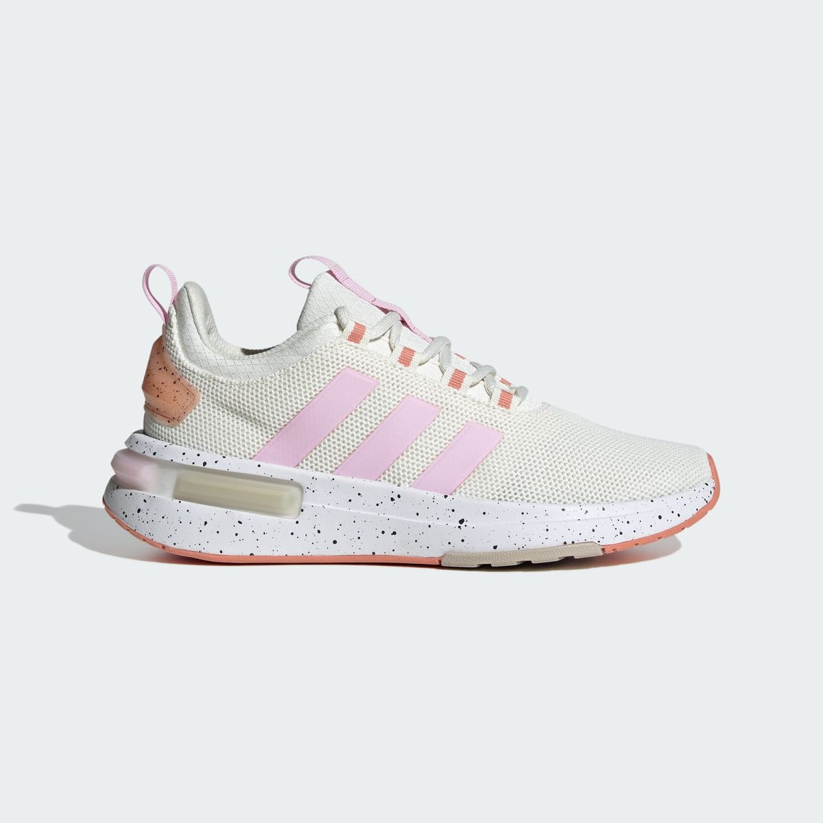 Adidas blanche best sale et rose