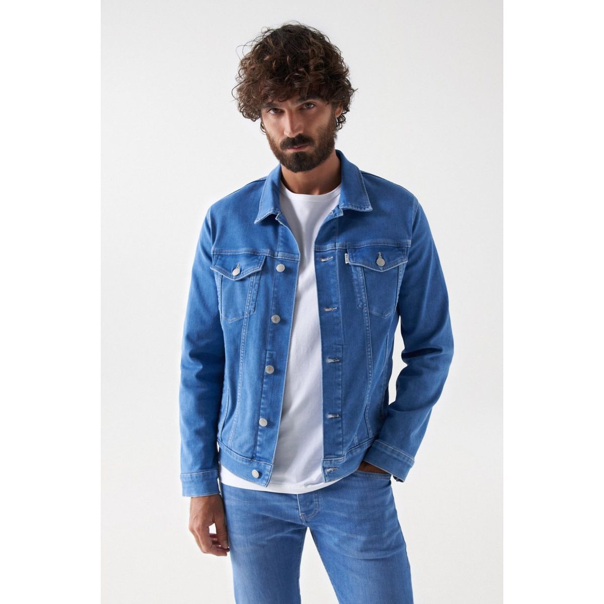 Veste en jean online homme xxl