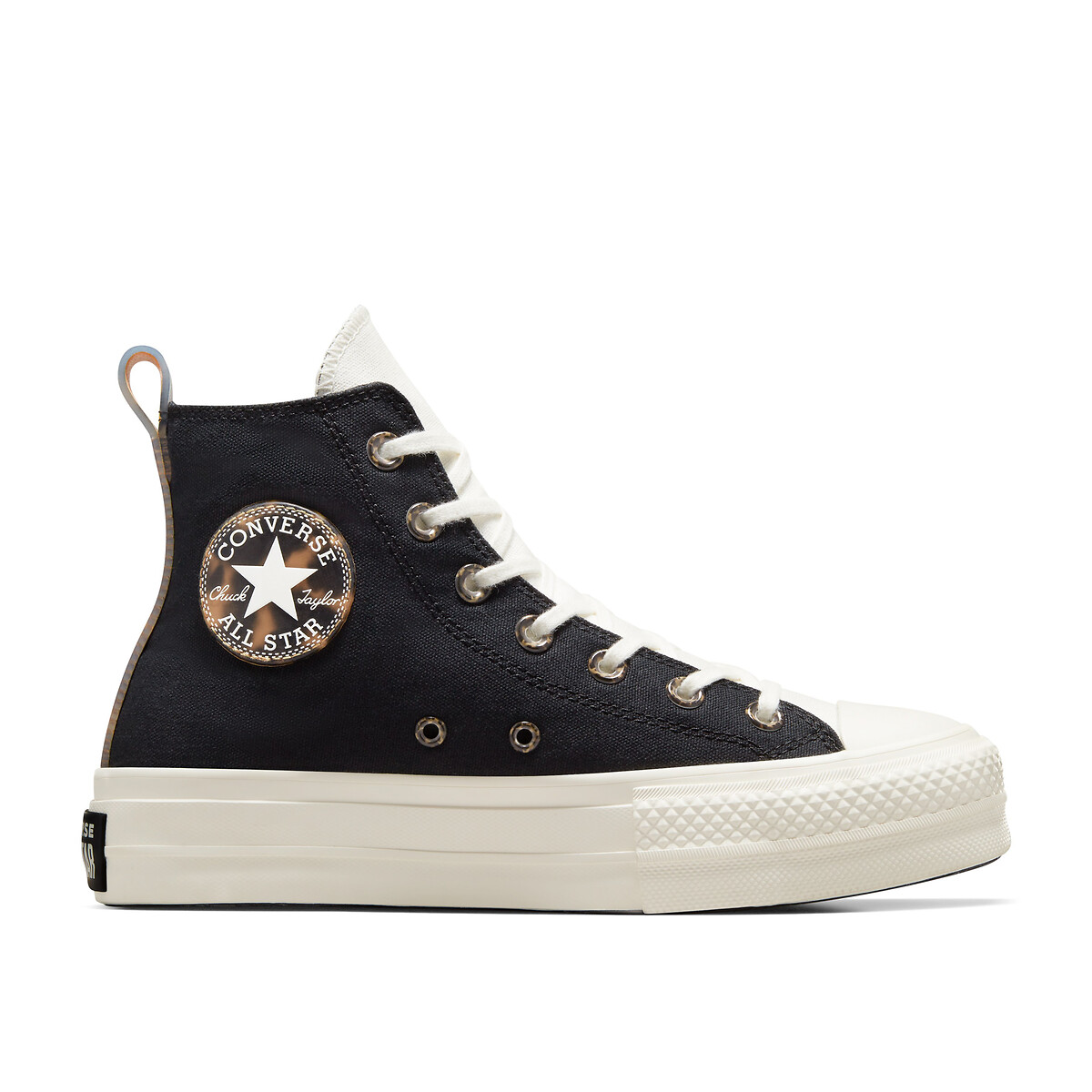 Image of All Star Lift Hi Tortoise Canvas High Top Trainers