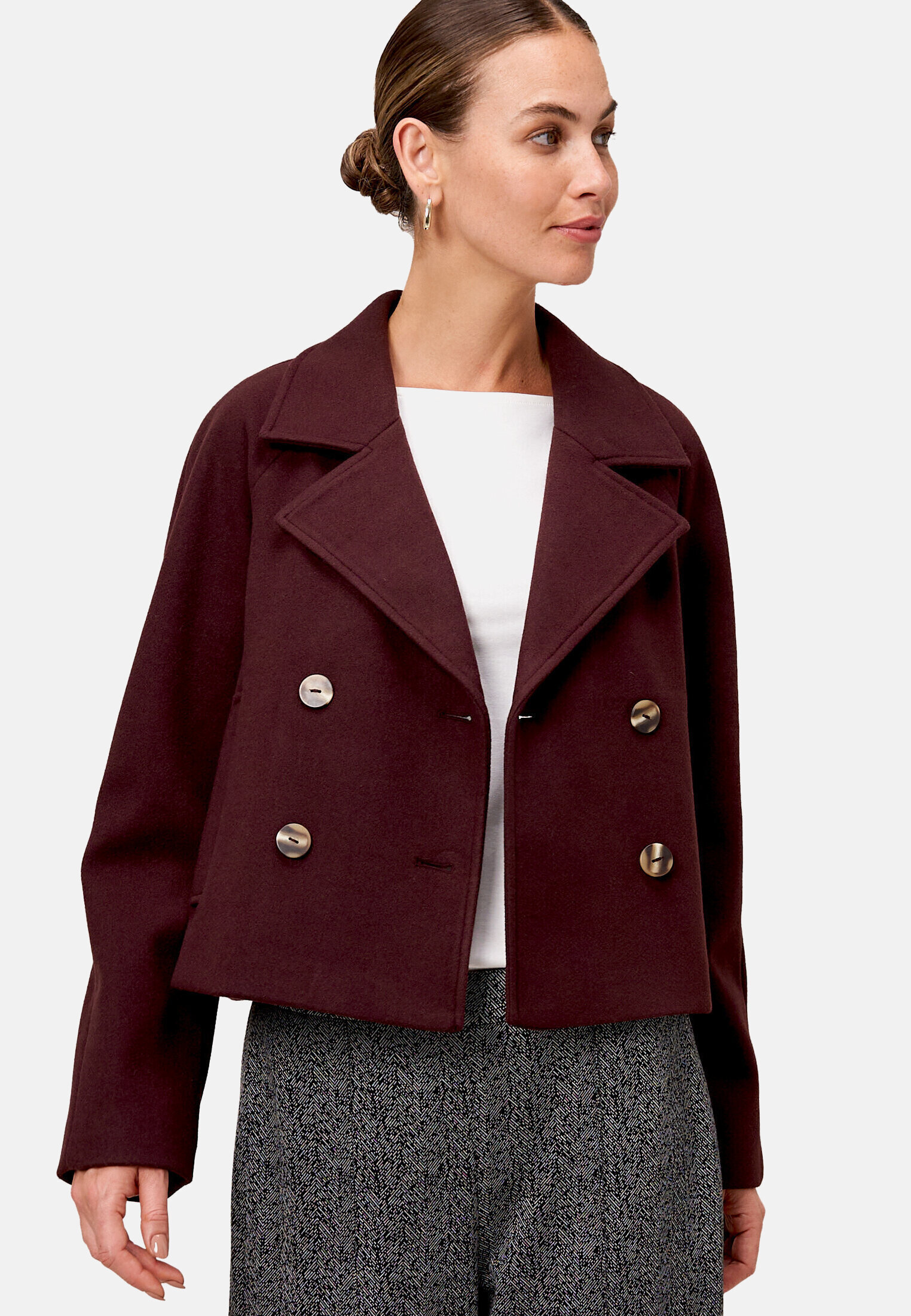 Jacke in wolloptik, ZERO
