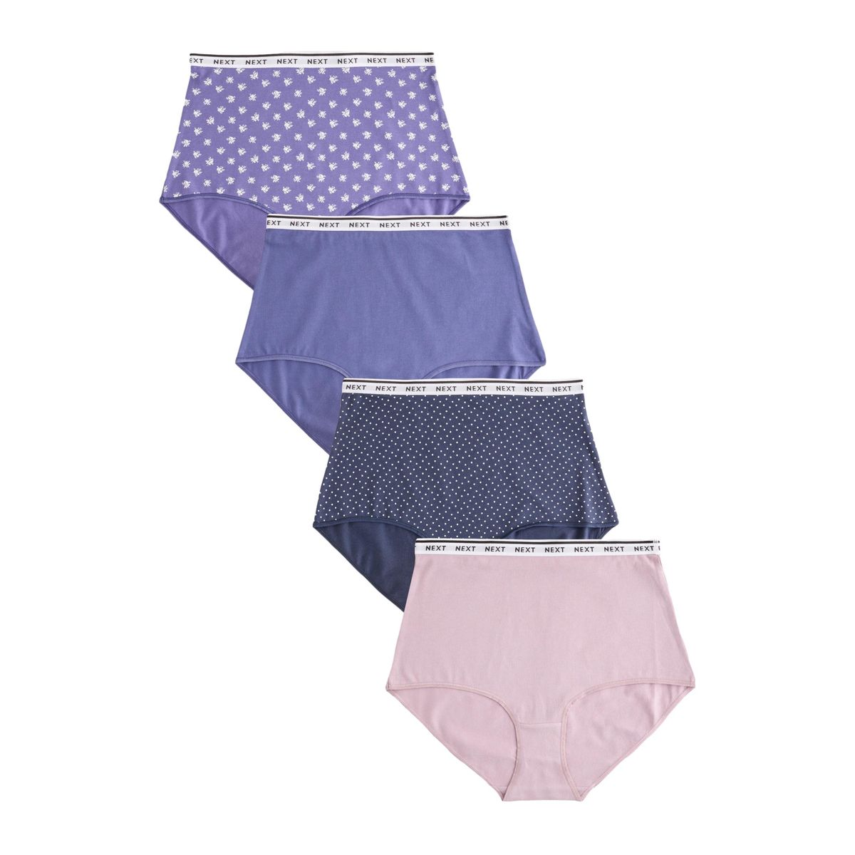 Culotte en coton à logo, lot de 4, NEXT