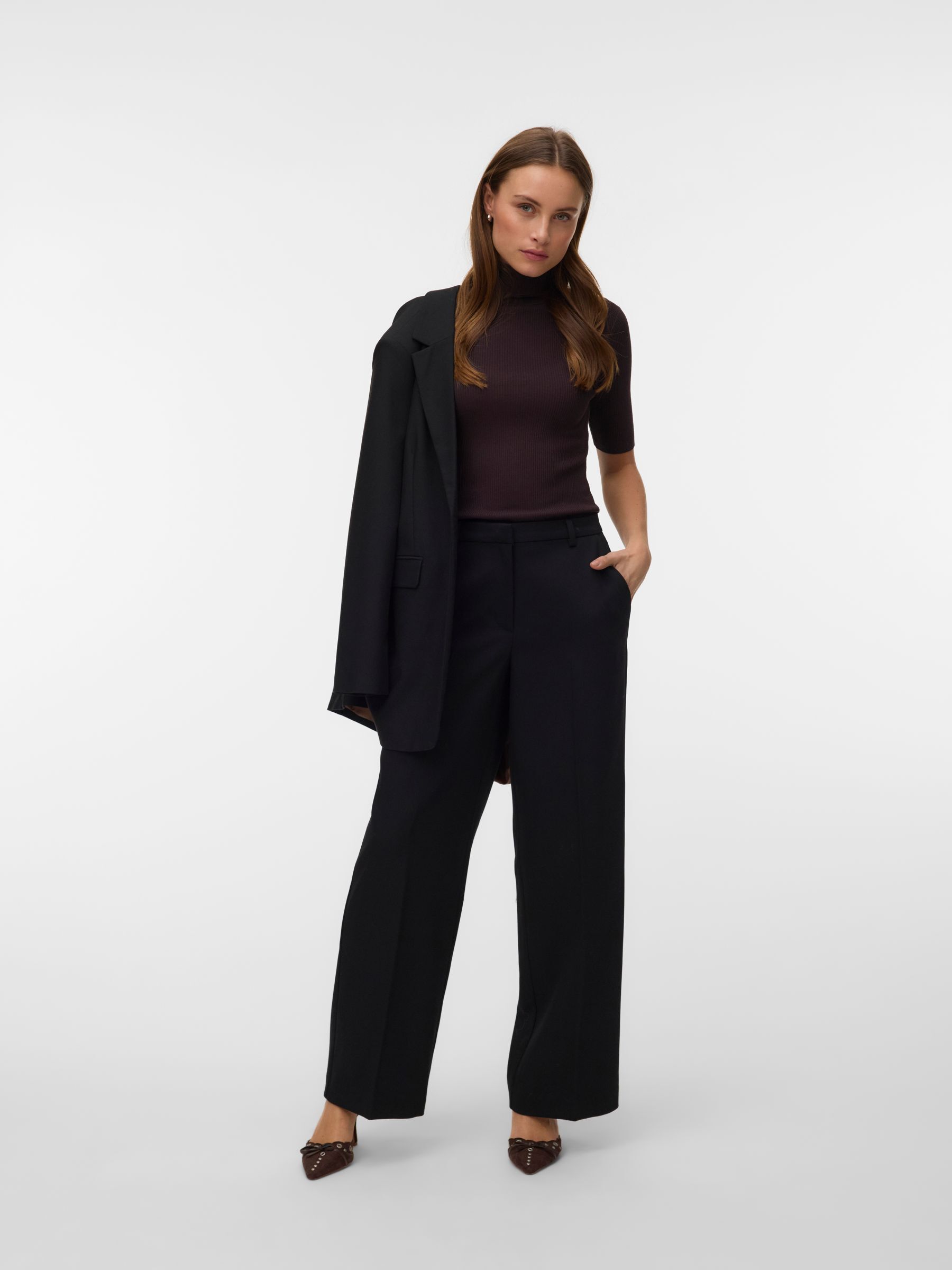 Pantalon À Jambe Large, VERO MODA