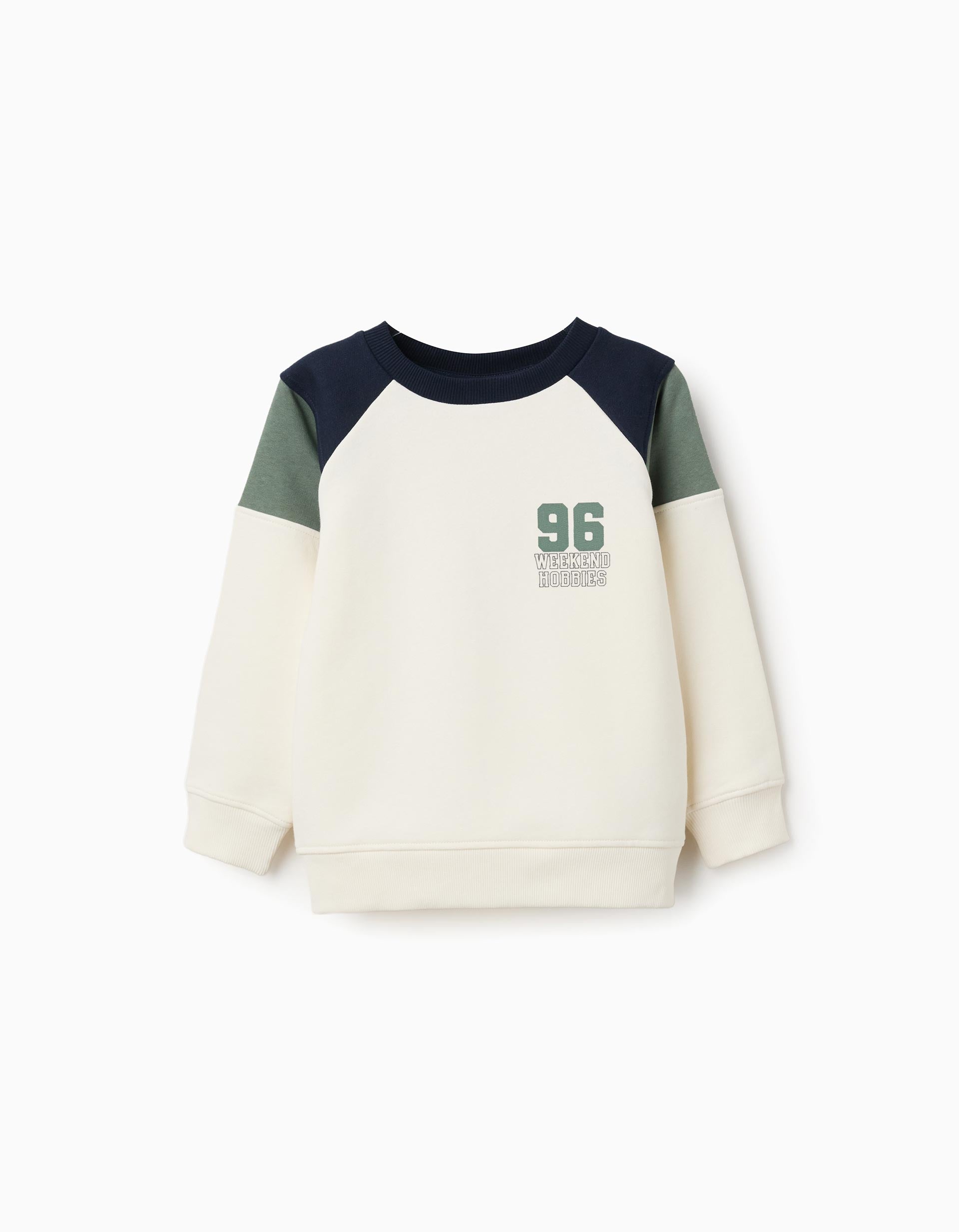 Sweat en coton peigné avec imprimé 96, ZIPPY