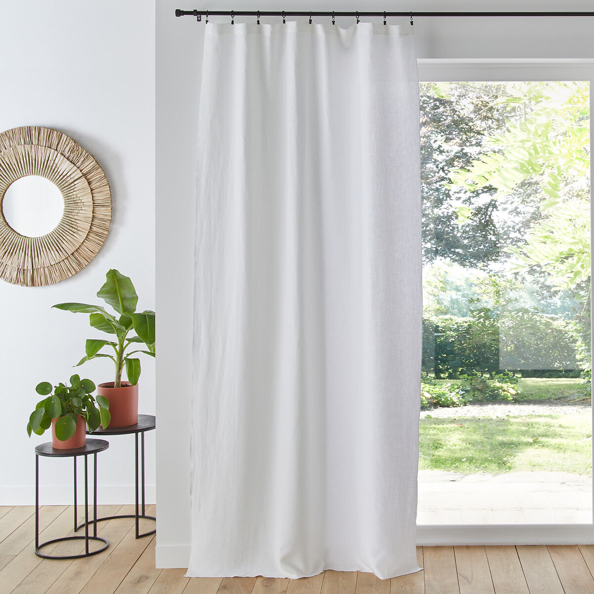 Onega Washed Linen Single Voile Panel