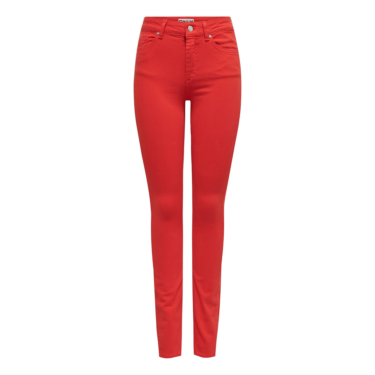 Red 2024 skinny trousers