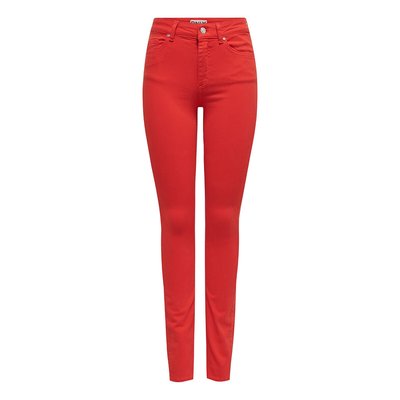 Cotton Mix Skinny Trousers ONLY