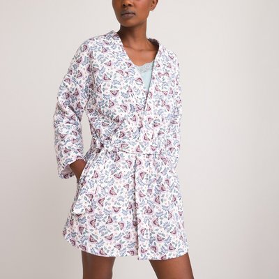 Floral Print Quilted Kimono LA REDOUTE COLLECTIONS