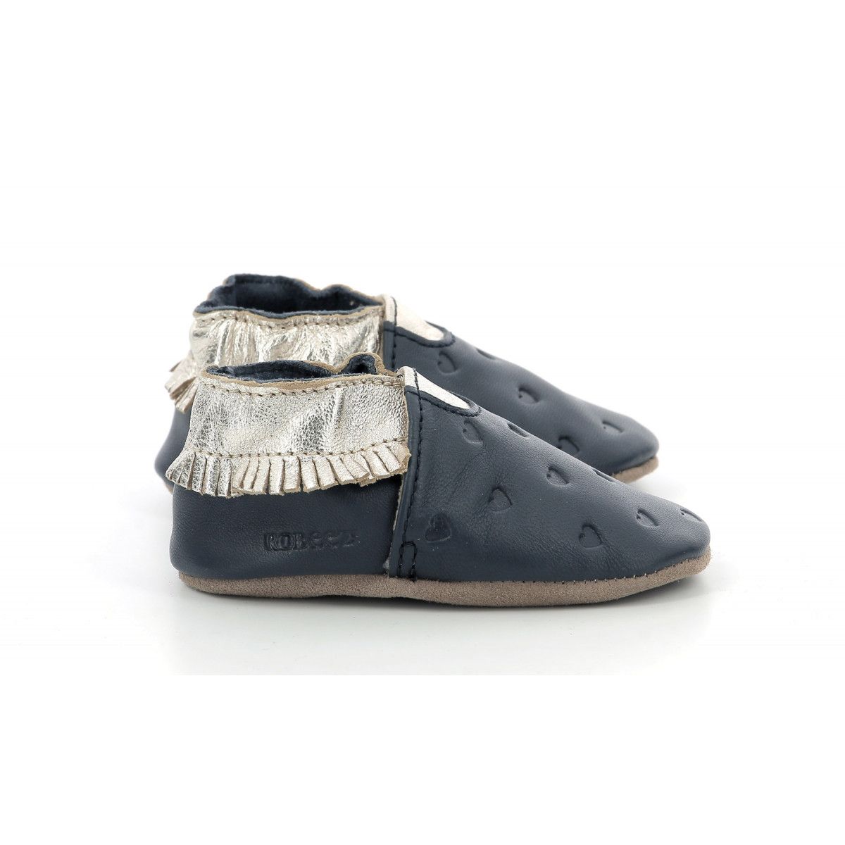 Robeez Mädchen Hausschuh Appaloosa Style | Weiches Leder, Flexible Sohle & Elastisches Knöchelband
