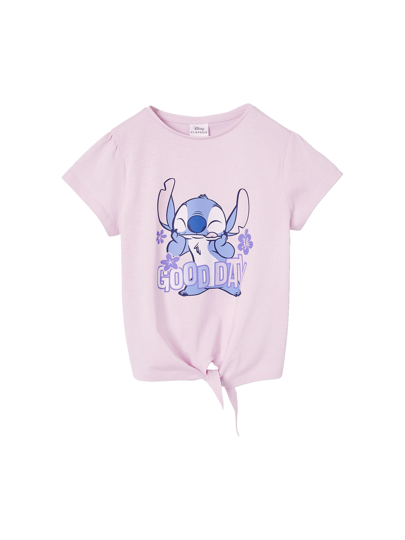 T-shirt noué "Good day" Disney® Stitch manches courtes, VERTBAUDET