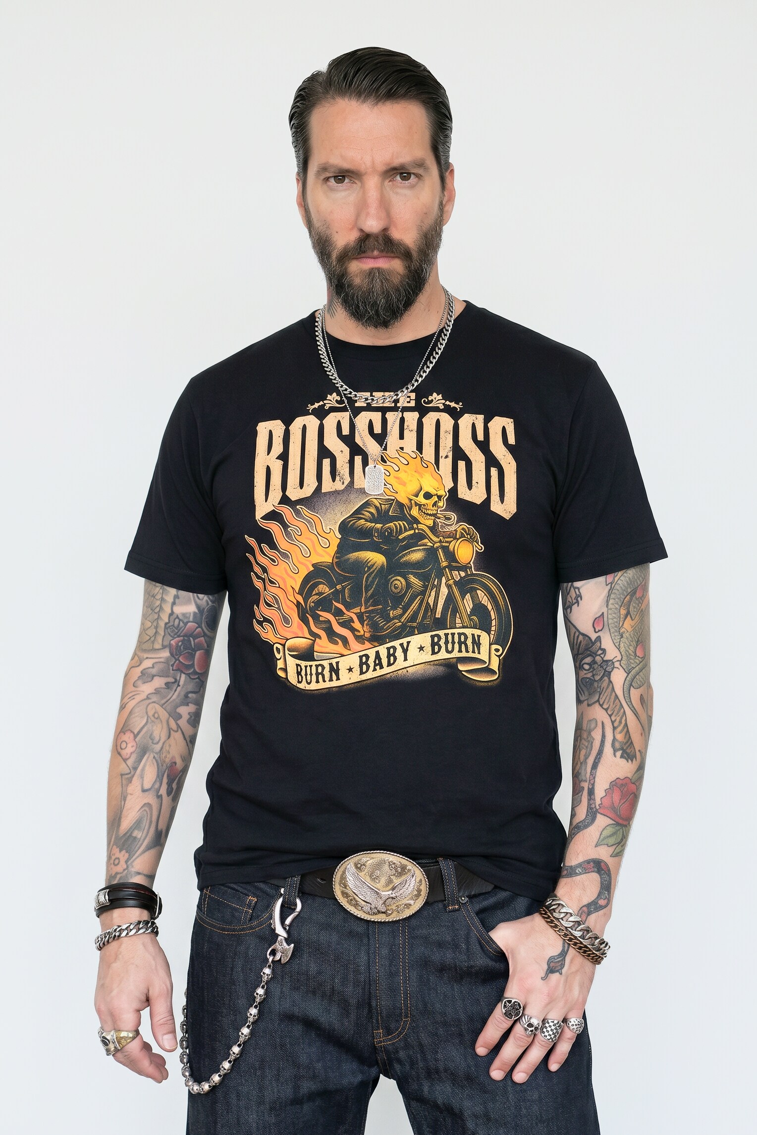 T-shirt groupe Boss Hoss, JP1880