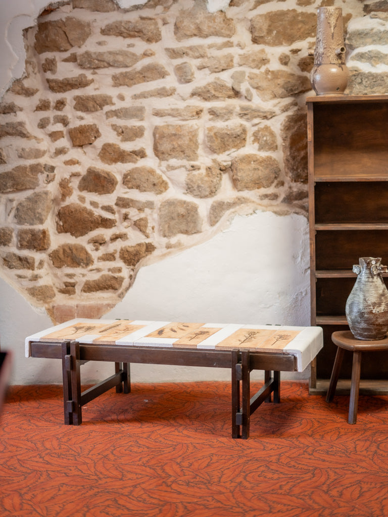 Table basse en céramique Donna N°474 - Bon état, DEBONGOUT