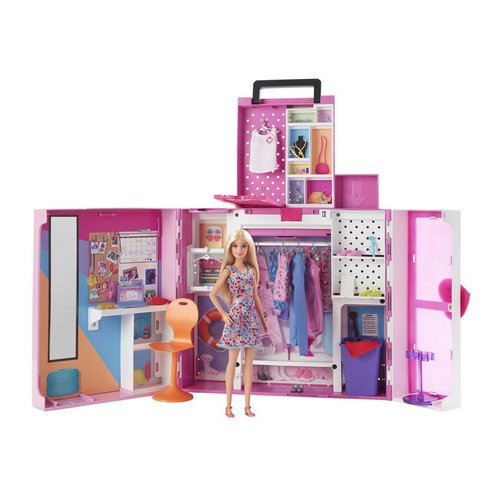 Barbie - coffret dressing deluxe - poupée mannequin - 3 ans et +  multicolore Barbie