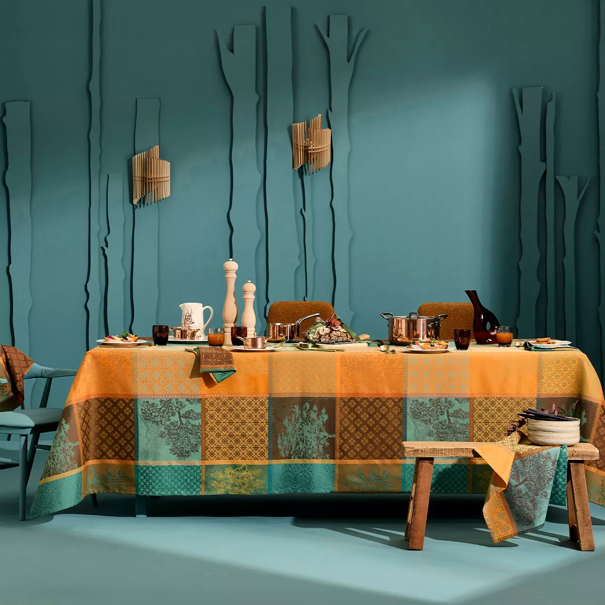 Nappe pur coton MILLE TREES, GARNIER THIEBAUT