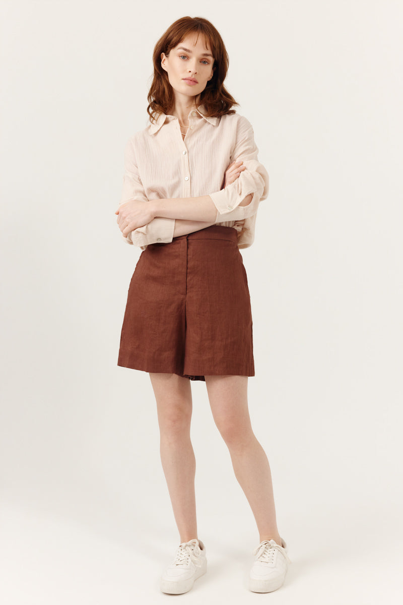 Chemise Yerina à manches longues avec un col chemise classique, ARTLOVE