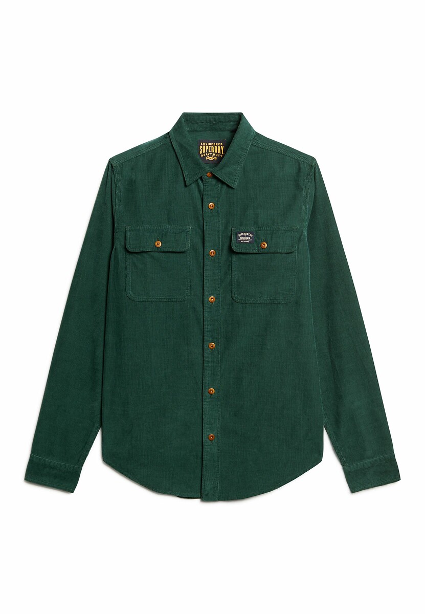 Superdry Trailsman Camicia Flannel Uomo | Cotone Twill | Vestibilità Classica