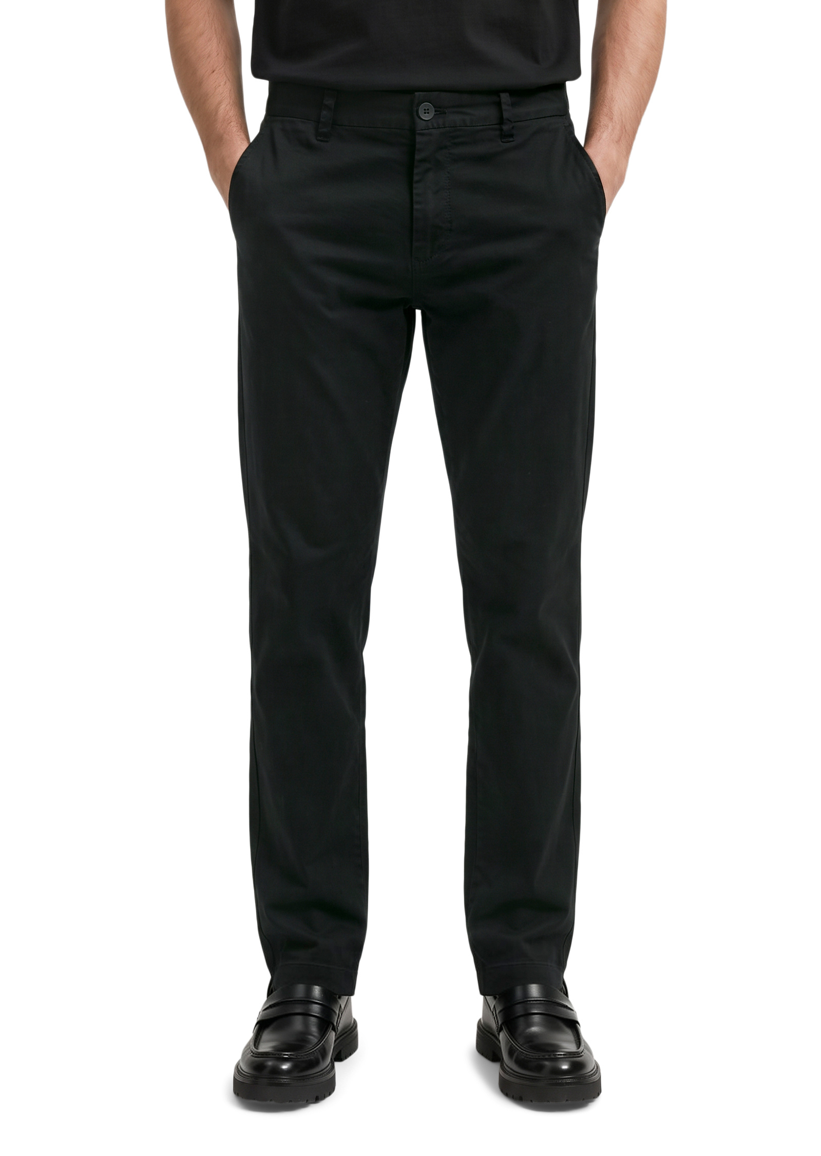 Chino modèle Osby conique en coton bio mélangé, MARC O'POLO