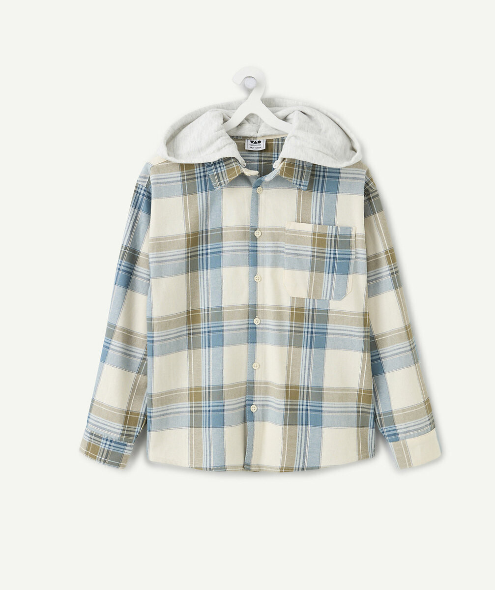 Chemise manches longues à carreaux, TAPE A L'OEIL