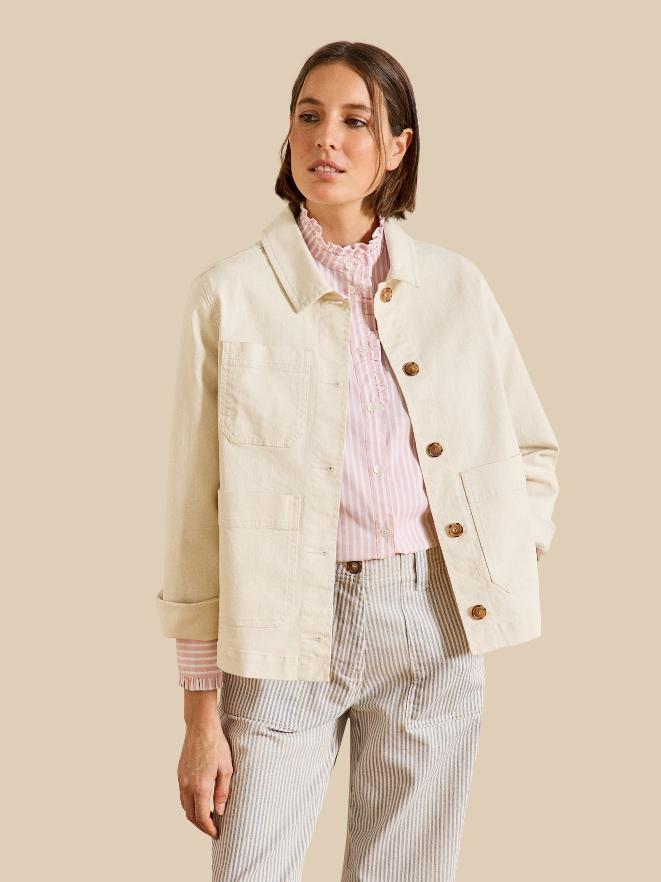 Veste worker coton, CYRILLUS