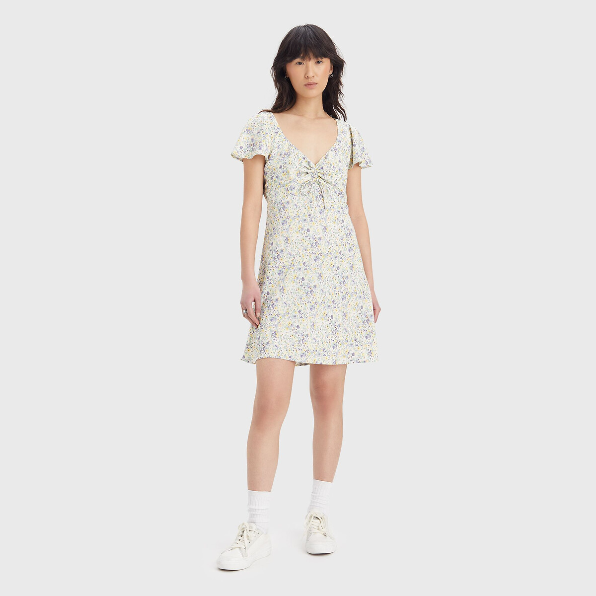 Levi's Floral Print Mini Dress