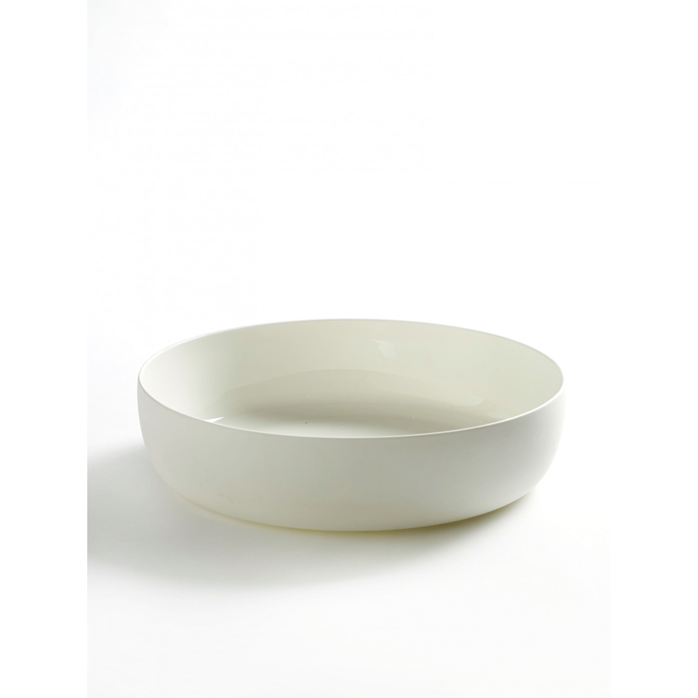 Bol Saladier Bas Blanc XL Diam 24 Base, SERAX