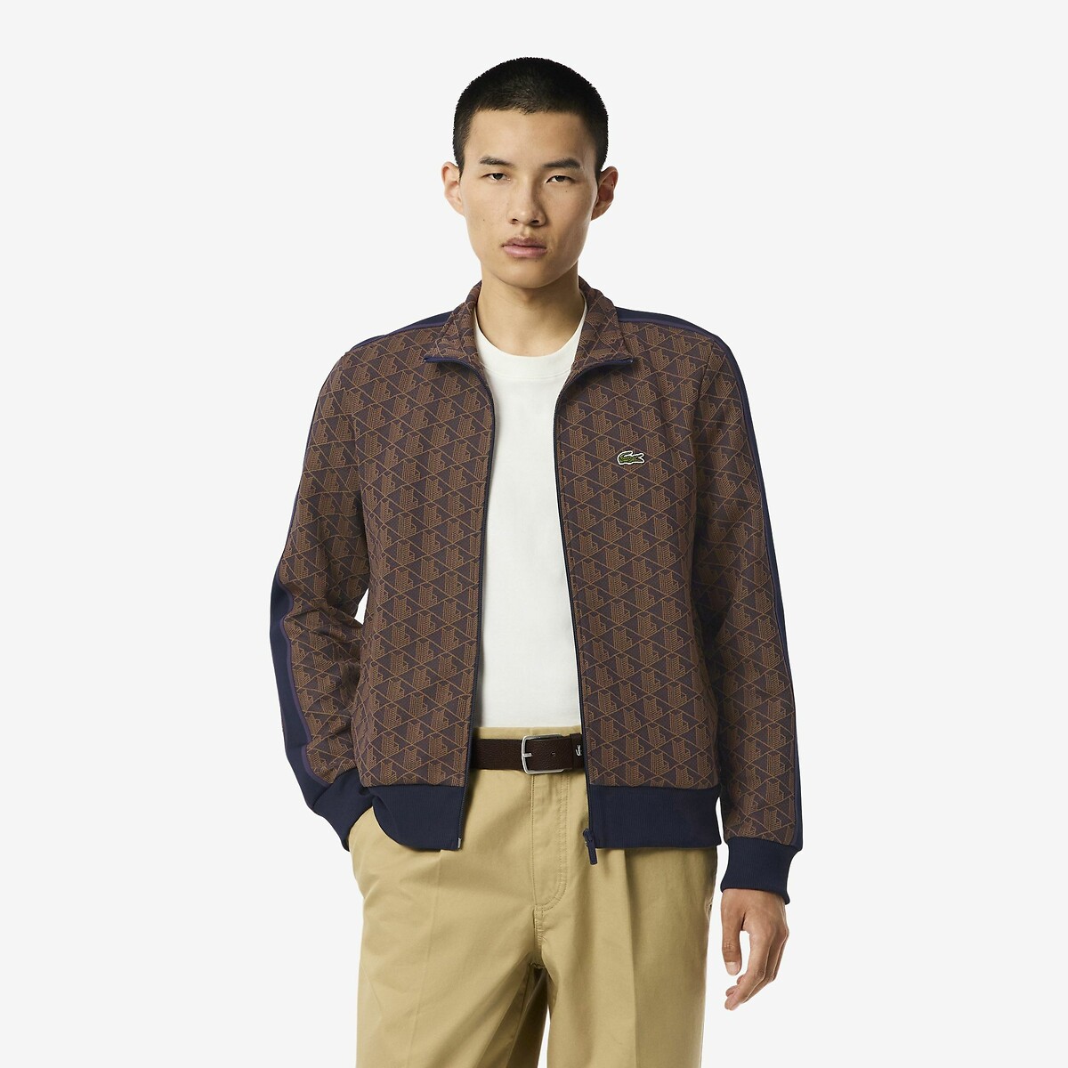 Sweat zippé col montant, LACOSTE