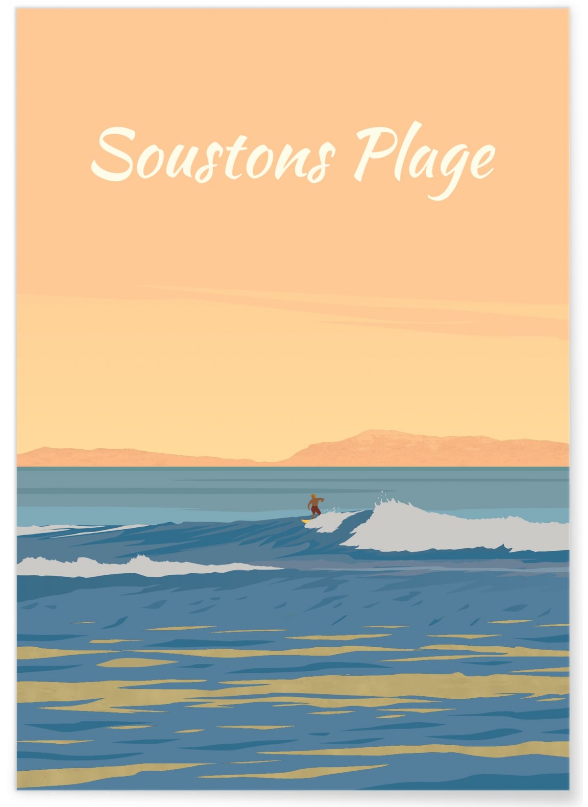 Affiche ville Soustons Plage, L'AFFICHERIE