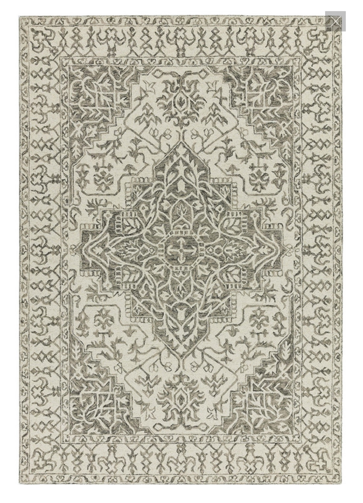 Tapis classique laine à motifs BONDI, NOVATREND