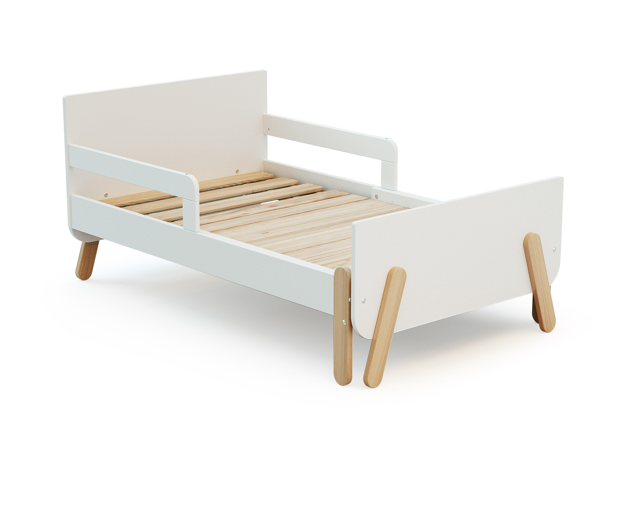 Lit enfant extensible en bois 80x140-165-190 PIRATE, WEBABY