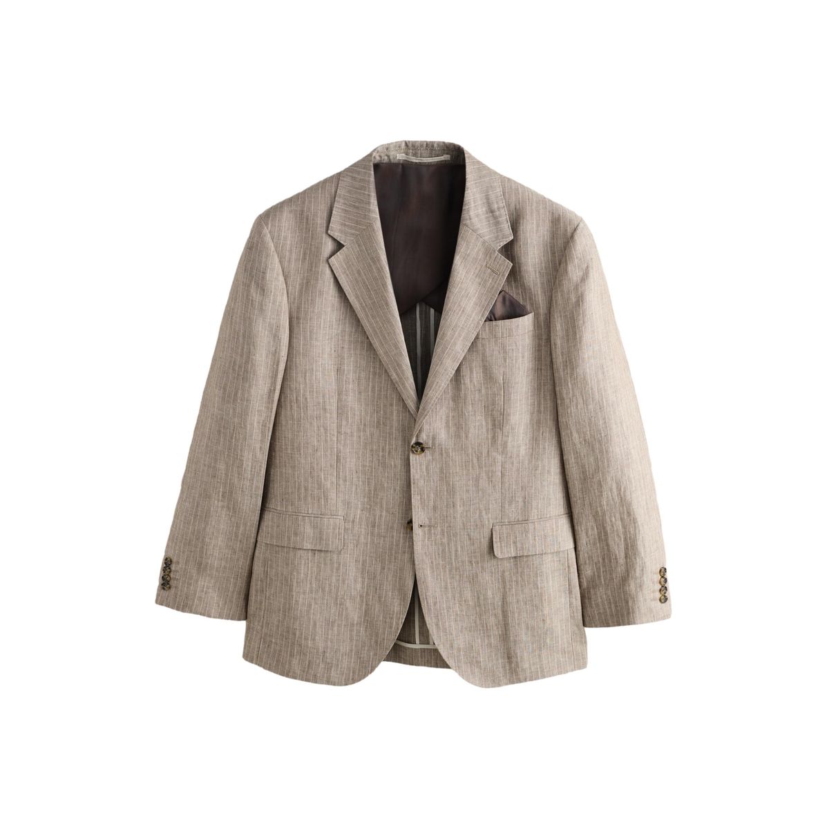Veste standard en lin à rayures n. premium, NEXT