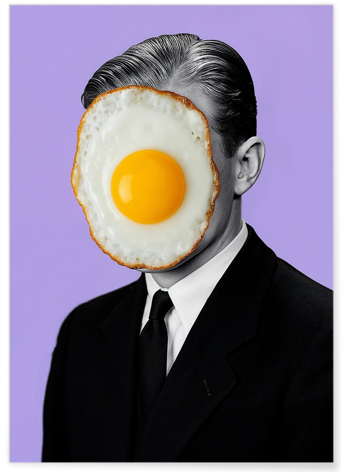 Affiche Homme œuf, L'AFFICHERIE