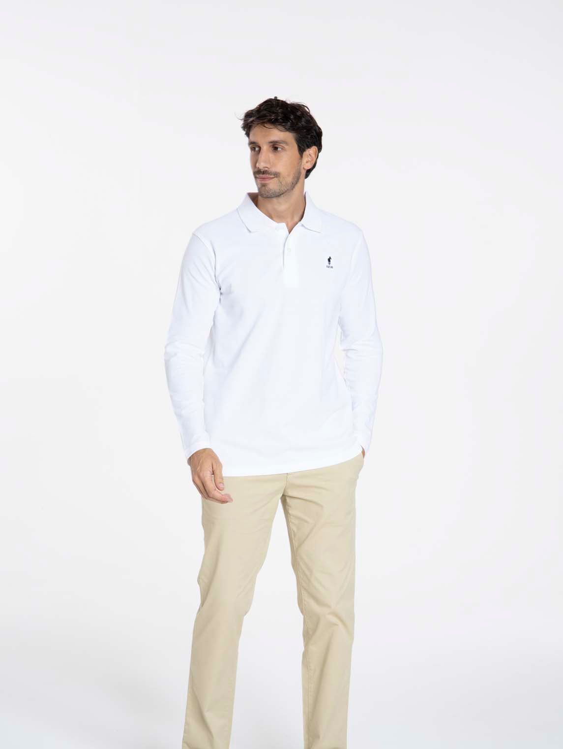 Polos manches longues en coton ORLEANS, GENTLEMAN FARMER