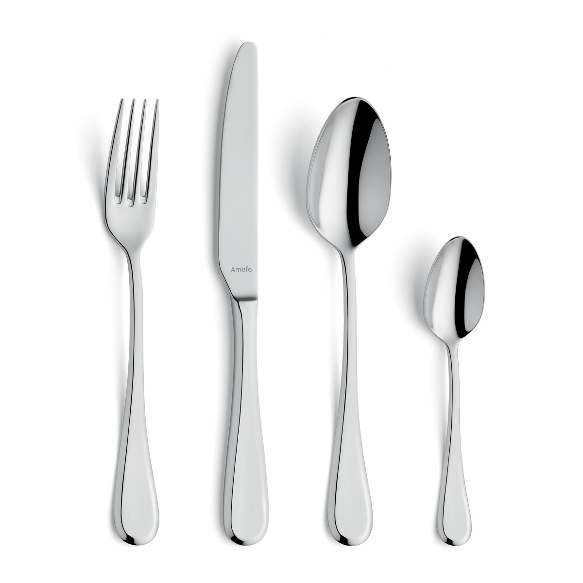 Ménagère 24 Pièces Amefa Drift - Inox - 19x8 Cm