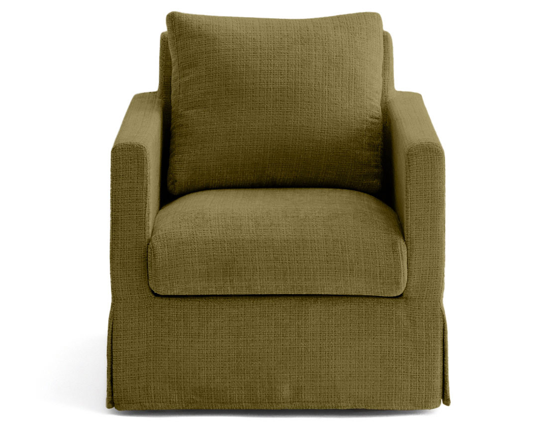 Housse de fauteuil en Velours texturé - SERENA, BEST MOBILIER