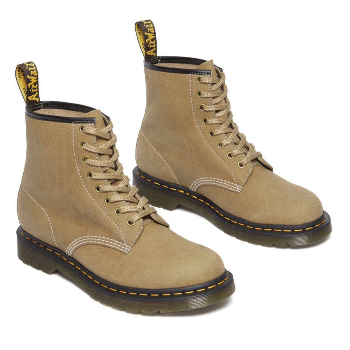 1460 tumbled ankle boots in nubuck camel Dr. Martens La Redoute