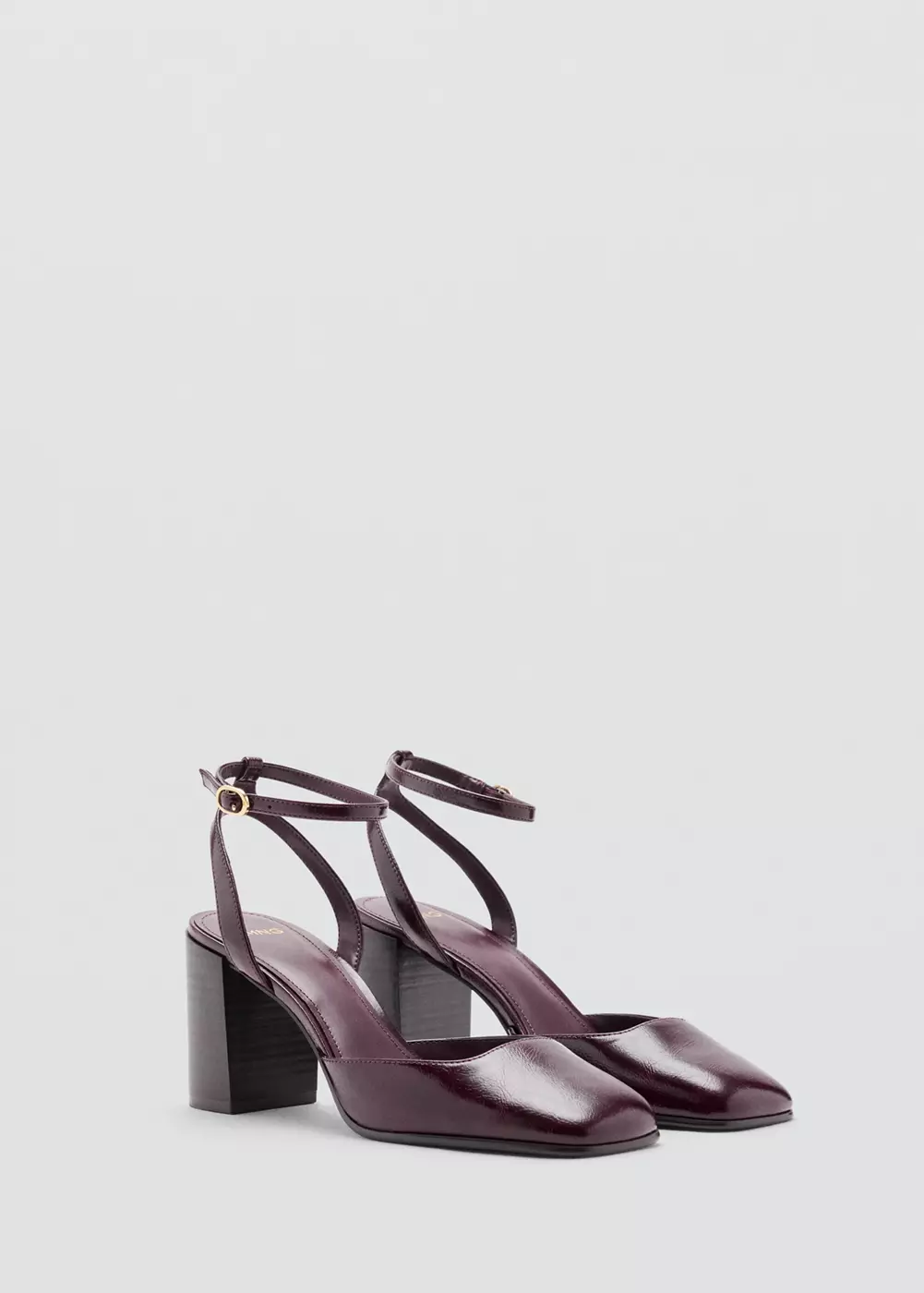 Chaussures talon bloc, MANGO