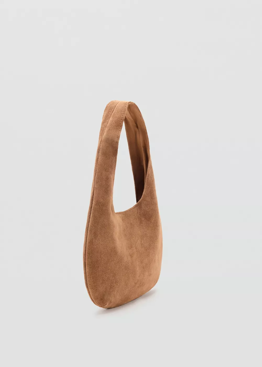 Sac porté épaule en cuir suédé, MANGO TEEN