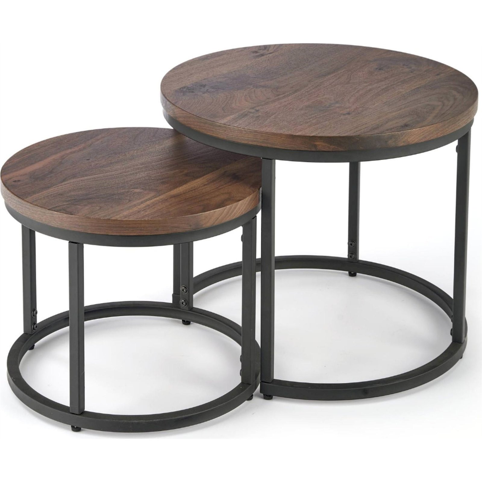 Lot de 2 tables basses gigognes métal YESE, RECOLLECTION