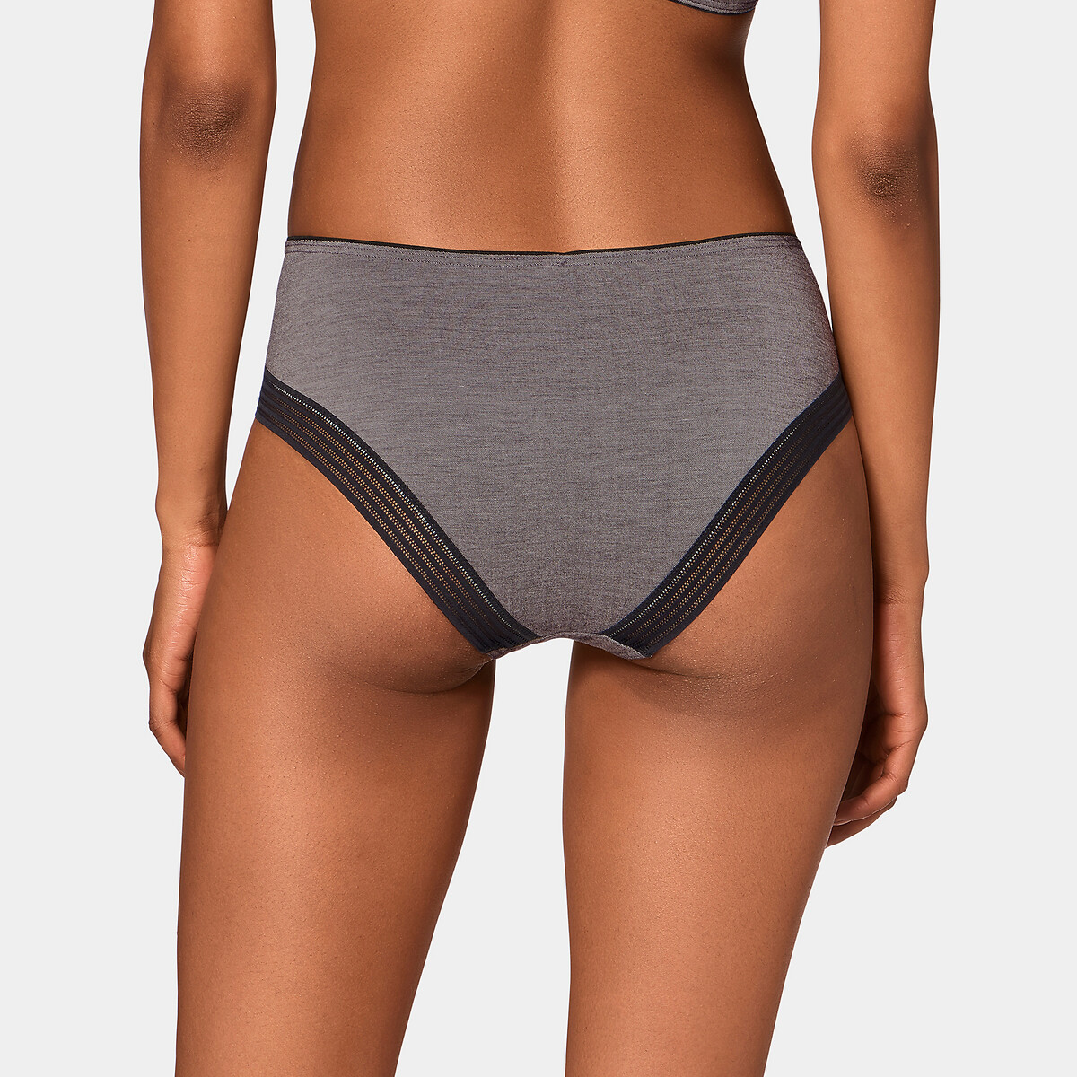 Slip Tai Femme Lot de 3 Coton & Modal A.A Underwear Taille haute ultra douce 