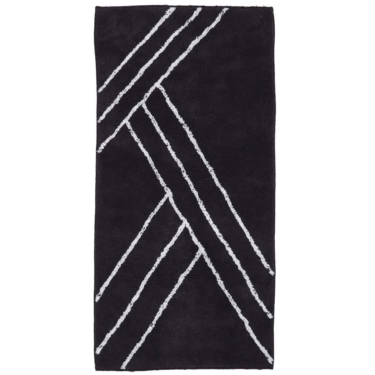 Tapis de bain déco géométrique en coton NEO, GUY LEVASSEUR