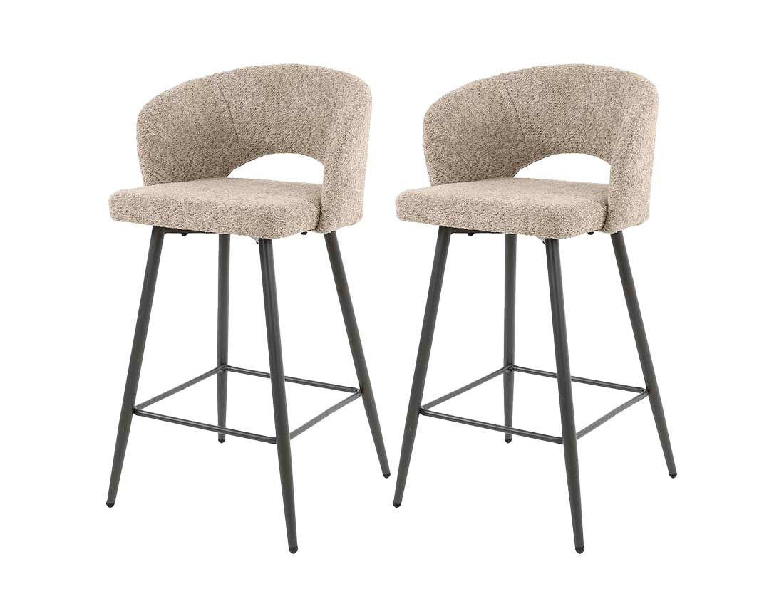 Lot de deux Tabourets de bar - 94 cm - PATTAYA, BEST MOBILIER