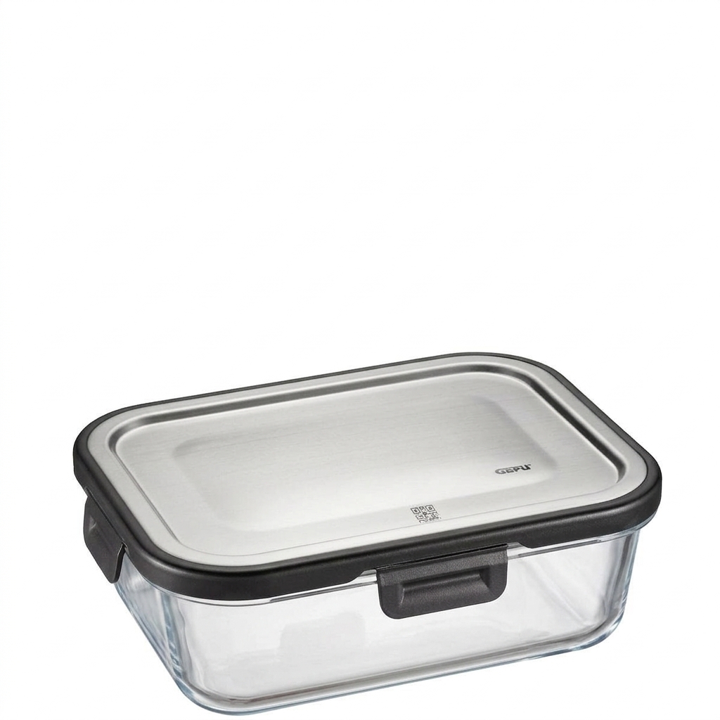 Boîte de conservation verre rectangulaire 1000 ml MILO, GEFU