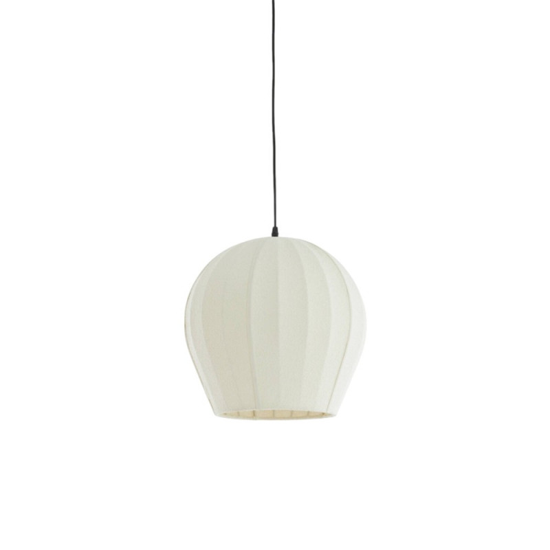 Suspension tissu bouclé crème Zagori, MILLUMINE
