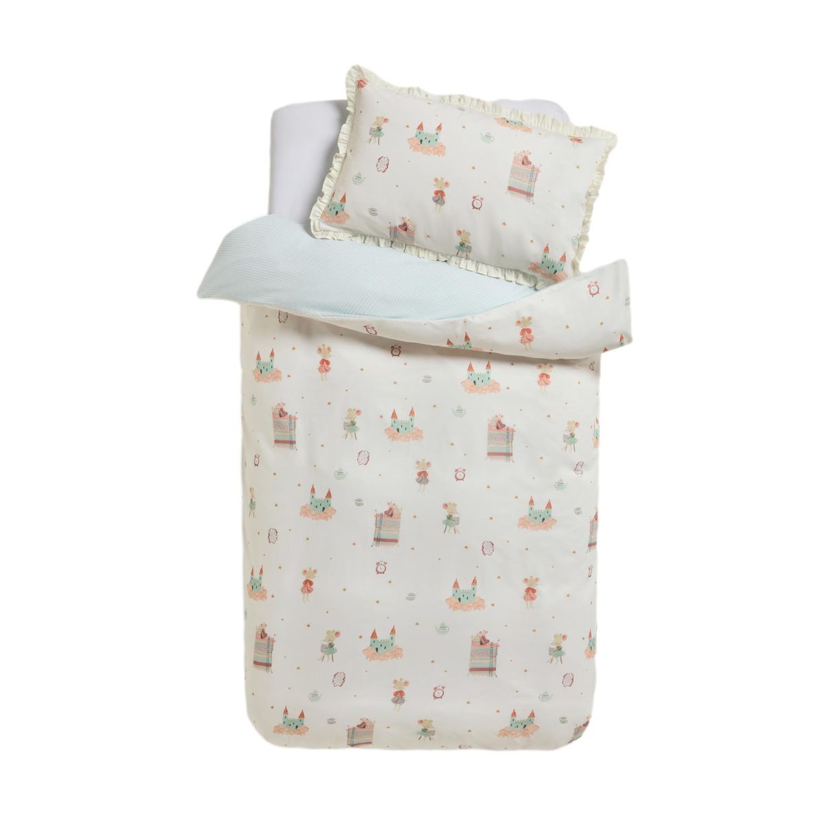 Parure housse de couette et taie d'oreiller, NEXT