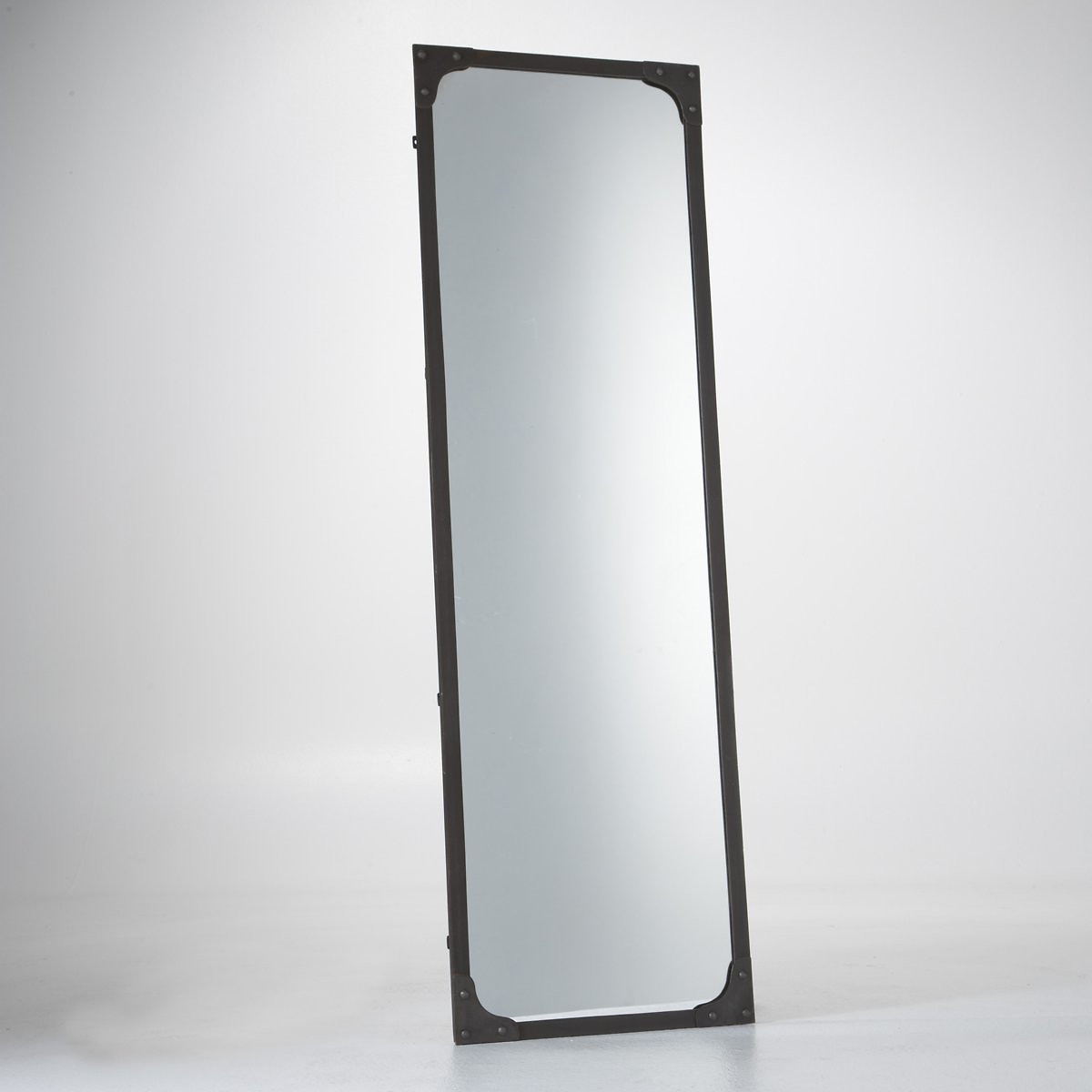 miroir rect. metal industriel 44,5x140 cm, lenaig
