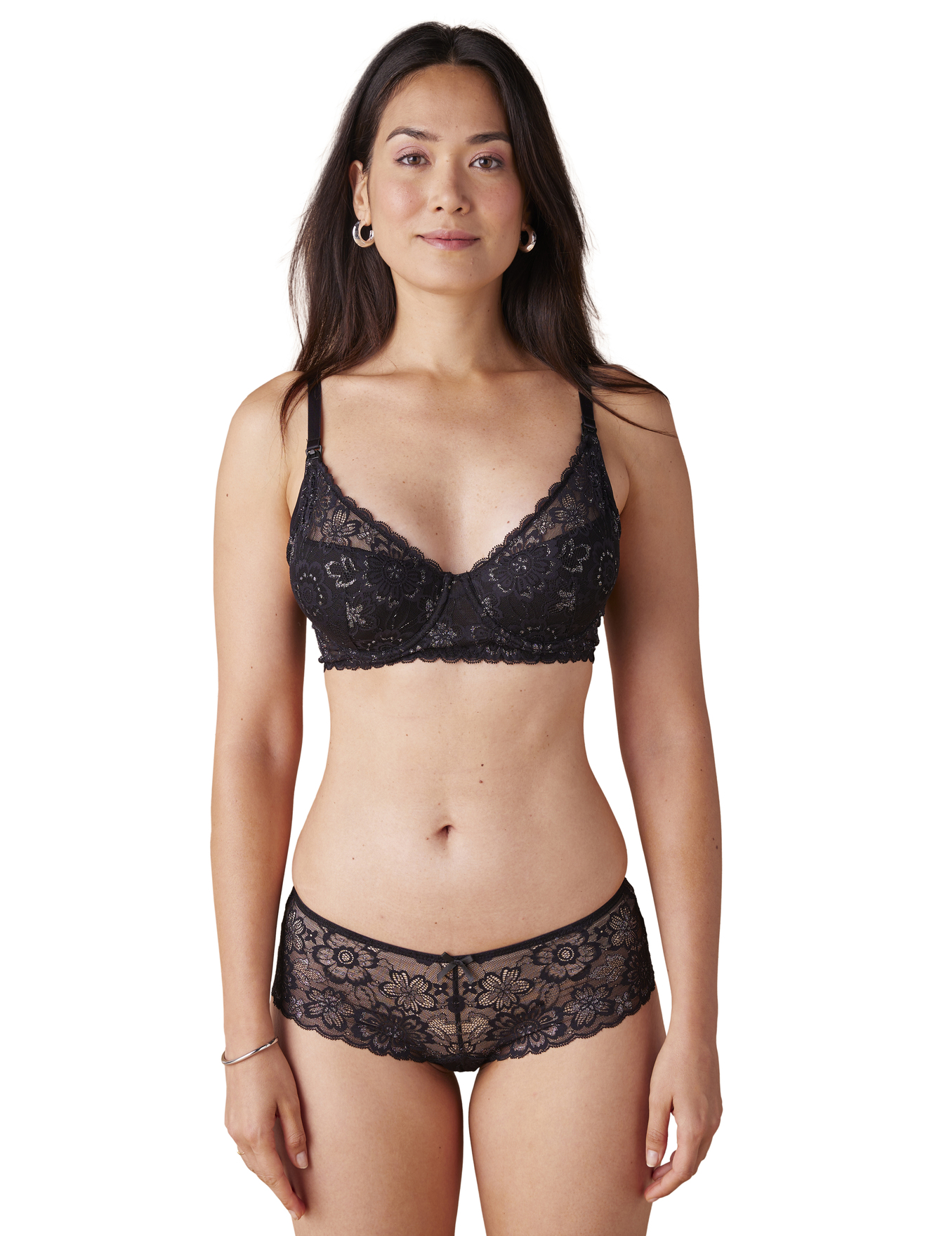 Soutien-gorge grossesse et allaitement en dentelle irisée, ENVIE DE FRAISE